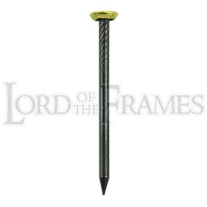 Picture Pins Hardened Shim Brass Head 25mm pack 500 Picture Pins Hardened Shim Brass Head 25mm pack 500