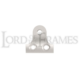 3 Hole Mirror Plates 19mm Nickel Plated