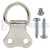 Double D Ring Nickel Plated + Screws