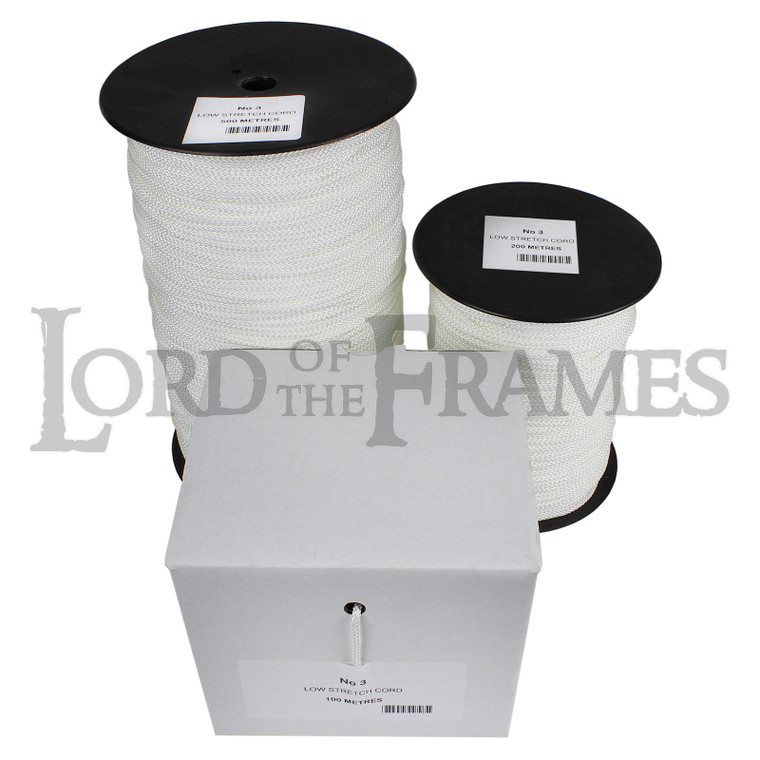 Low Stretch Picture Cord No.3 184kg Lord of the Frames Ltd