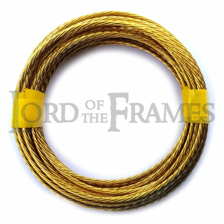 Brass Picture Hanging Wire No.2 1.10mm x 3m Coils