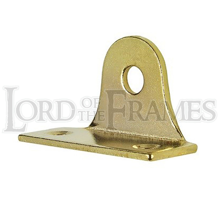 Right Angled Picture Hanging Plate Brass Plated