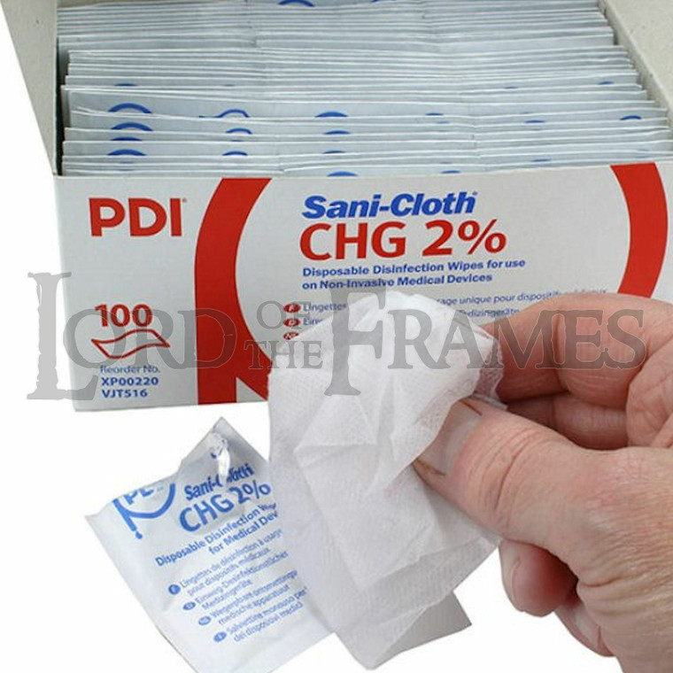 PDI Sani-Cloth CHG 2% Antiseptic Wipes – 100 Sachets Per Box – Pack Of 12 - View #4