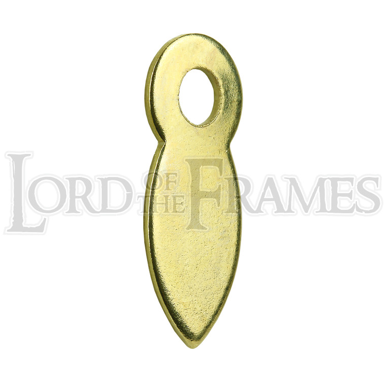 Turnbuttons 19mm x 8mm Brass Plated to Screw