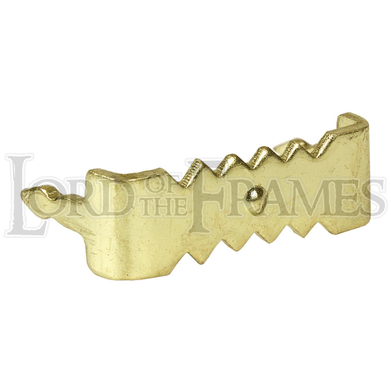 No Nail Easy Sawtooth Picture Hanger 24mm Self Fix Brass Plated