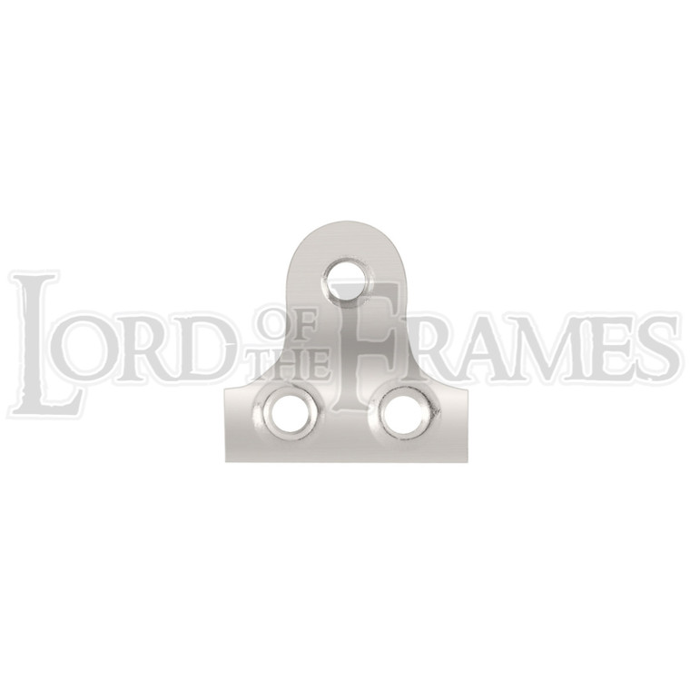 3 Hole Mirror Plates 19mm Nickel Plated