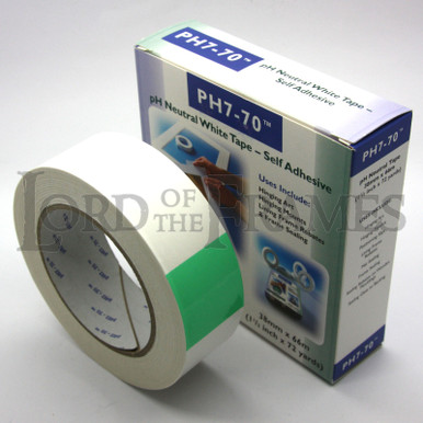 2 Rolls of 25mm x 66m PH7-70 Acid Free Conservation Tape Hinging Mounts &  Prints