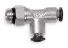 ALPHA FITTINGS 50222N-8-1/4-PK5 SWIVEL RUN TEE BRASS 8MM TUBE SZ PK 5