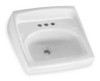 AMERICAN STANDARD 0355012.020 LUCERNE WALL HUNG LAVATORY SINK, WHITE