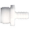ANDERSON METAL CORP 53748-0612 ADAPTER NYLON MGHXBARB 3/8