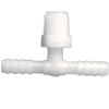 ANDERSON METAL CORP 53772-0404 TEE NYLON 1/4BARB X 1/4MP