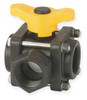 BANJO CORPORATION V150SL POLY BALL VALVE,3-WAY,FNPT,1-1/2 IN