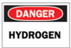 BRADY SPC ABSORBENTS 25451 PLASTIC 10"X14" "DANGERHYDROGEN" SIGN