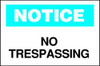 BRADY SPC ABSORBENTS 40728 NOTICE SIGN,10X14",BL AND BK/WHT,AL
