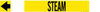 BRADY SPC ABSORBENTS 5767-HPHV PIPE MARKER,STEAM,4 IN H,24 IN W