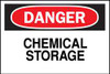 BRADY SPC ABSORBENTS 84352 DANGER SIGN,10X14",R AND BK/WHT,ENG