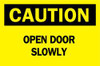 BRADY SPC ABSORBENTS 84707 SIGN,CAUTION,10X14",BK/YEL,ENG,TEXT