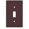COOPER WIRING 2134B-BOX 1G STD BROWN TOGGLE PLATE