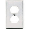 COOPER WIRING BP5132W 1G STD WHT DUPLEX RECPT PLATE