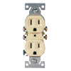 COOPER WIRING C270V 15A 3WIRE IVORY DUPLEX RECPT