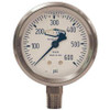 DIXON VALVE  COUPLING GLS410 LIQUID FILL SS GAUGE LOWER MNT 0-60PSI