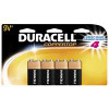 DURACELL 41333935645 ALKALINE 9V-4PK DOUBLEWIDE