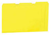 UNIVERSAL ONE UNV10504 FILE FOLDERS LETTER YELLOW PK100