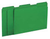UNIVERSAL ONE UNV10502 FILE FOLDERS LETTER GREEN PK100