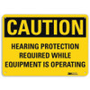 LYLE U1-1029-RA_10X7 CAUTION SIGN 10X7 IN. ENGLISH