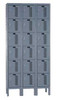 HALLOWELL U3258-6HV-A-HG HALLOWELL SIX TIER 18 DOOR HEAVY-DUTY VE