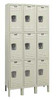 HALLOWELL U3288-3G-PT WARDROBE LOCKER (3) WIDE (9) OPENINGS