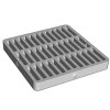 NDS INC 0902SDB GRATE SQUARE BLACK 9IN
