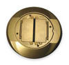 HUBBELL S1CFCBRS FLOOR BOX COVER CARPET FLANGE,BRASS