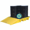 JUSTRITE MFG COMPANY 28630 DRUM SPILL CONTAINMENT PALLET,4 DRUM,5