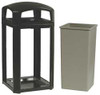 LANDMANN LIMITED FG397501BLA TRASH CAN 50 GAL. BLACK
