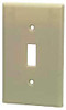 LEVITON 85001 TOGGLE SWITCH WALL PLATE,1 GANG,BROWN