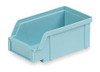 LEWIS BINS PB20-F Lt Blue HANG AND STACK BIN 7 IN L LIGHT BLUE