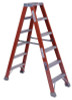 LOUISVILLE LADDER FM1503 TWIN STEPLADDER 3 FT. FIBERGLASS 300 LB.