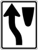 LYLE R4-8-18HA TRAFFIC SIGN 24 X 18IN BK/WHT SYM MUTCD