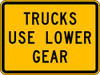LYLE W7-2B-24HA TRAFFIC SIGN 18 X 24IN BK/YEL TEXT MUTCD