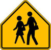 LYLE S1-1-30HA D9496 TRAFFIC SIGN 30 X 30IN BK/YEL SYM 