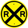 LYLE W10-1-30DA D9728 TRAFFIC SIGN 30 X 30IN 30IN BK/YEL