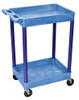 EBSCO INDUSTRIES INC. DBA LUXOR STC11-13W631 E1932 UTILITY CART 300 LB CAP. PE 2 SHEL