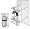 METRO FL234 O2 TANK HOLDER LOW PROFILE 4IN.DIA.TANK