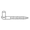 MINTCRAFT  PRODUCTS LR094 1/2X4IN ZINC SCREW HOOK