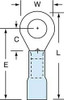 3M MH14-14R/SK RING TERM,HEAT SHRK,1/4 IN,1.1 IN,PK250