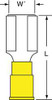 3M MNG10-375DFK FEMALE DISCONNECT,YELLOW,12-10AWG,PK500