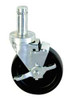 NEW AGE C440 SWIVEL STEM CASTER 5 IN 300 LB POLYOLFN