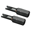 JB INDUSTRIES SHLD-BIT REFRIGERANT CAP LOCK BIT,UNIVERSAL,PK2