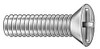 VERTEX FASTENERS 2AB23 MACH SCR FLAT SS 8-32X1/4 L PK100